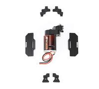 RCAWD SCX24 370 Motor 34t Engranaje de transmisión y torre de choque y placa deslizante para Axial 1/24 SCX24 Series