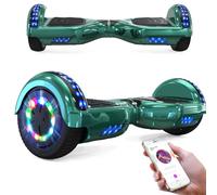 RCB Hoverboard 6.5" Overboard Hover Borad con LED Luces/Bluetooth Regalo para Adultos y Niños Monopatín Hoverboards, Regalo para niños