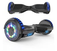 RCB Hoverboard 6.5" Overboard Hover Borad con LED Luces/Bluetooth Regalo para Adultos y Niños Monopatín Hoverboards, Regalo para niños
