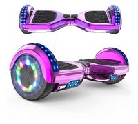 RCB Hoverboard 6.5" Overboard Hover Borad con LED Luces/Bluetooth Regalo para Adultos y Niños Monopatín Hoverboards, Regalo para niños