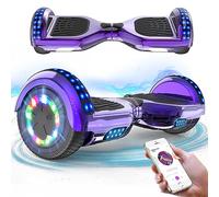 RCB Hoverboard 6.5" Overboard Hover Borad con LED Luces/Bluetooth Regalo para Adultos y Niños Monopatín Hoverboards, Regalo para niños