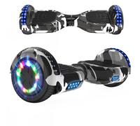 RCB Hoverboard 6.5" Overboard Hover Borad con LED Luces/Bluetooth Regalo para Adultos y Niños Monopatín Hoverboards, Regalo para niños