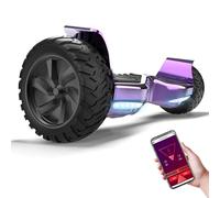 RCB Hoverboard 8.5" Todo Terreno, Función de App Control, Estándar de la UE- Bluetooth Integrado con Potente Motor, Monopatín Eléctrico Auto-Equilibrio, Regalo para Adolescentes y Adultos