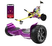 RCB hoverboards SUV y Kart,con Bluetooth, Control de Aplicaciones, Hoverboards Todo Terreno 8.5" Hummer, Mejor Regalo para Niños