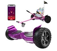 RCB hoverboards SUV y Kart,con Bluetooth, Control de Aplicaciones, Hoverboards Todo Terreno 8.5" Hummer, Mejor Regalo para Niños