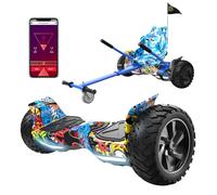 RCB hoverboards SUV y Kart,con Bluetooth, Control de Aplicaciones, Hoverboards Todo Terreno 8.5" Hummer, Mejor Regalo para Niños