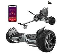 RCB hoverboards SUV y Kart,con Bluetooth, Control de Aplicaciones, Hoverboards Todo Terreno 8.5" Hummer, Mejor Regalo para Niños