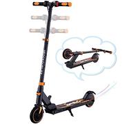 RCB Patinete Eléctrico Niños para 8-12-16 años, Solo 7.55KG Plegable Patinete Eléctrico, Dos Tipos Frenos, Kilometraje Máximo 16KM, Velocidad Máxima 20 KM/H, Regalos para Niños y Adolescentes