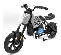 RCB R9 Moto Eléctrica Niños con Iluminación Ambiental, Velocidad de 10/15/25 KMH & 15 KM de Largo Alcance,Altavoz, 12" Motos Eléctricas Infantiles de 4+ Años