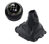 RCBCPLGLNK Pomo de palanca de cambios de coche de 5/6 velocidades para palanca de cambios para Toyota Fit para Avensis III T27 2008-2015, accesorios de automóvil (juego negro de 5 velocidades)