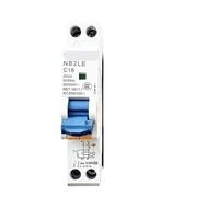 RCBO de CA tipo NB2LE 1P+N, 230/240V 50/60Hz, protección contra fugas a tierra RCD 30mA, carril DIN curva C 6kA, disyuntor cortocircuito por sobrecarga(Tpye AC,10A)