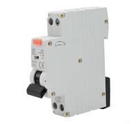 RCBO - Interruptor de protección contra fugas 16 A 230 V tipo A con activación rápida 0 1s y curva B para seguridad de sobrecorriente y corriente residual, riel DIN 1P+N