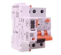 RCBO Tipo F Rearme Automático 40A C40, Interruptor Diferencial Con Magnetotérmico Clase F Curva C, 1P+N 6kA 30mA 230VAC, 3 módulos DIN, Rearmable 3 veces (10s, 60s 300s), Doble palanca