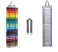 Rcbzzp Almacenamiento De Rollos De Vinilo, Soporte Organizador de Rollo de Vinilo, Soporte para Rollo De Vinilo, hay 24 Ranuras, para Almacenar Vinilo, Papel de Regalo, Dibujos de Diseño (Gris)