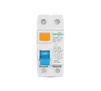 RCCB RCD 2P 4P 63A 10mA 30mA 6KA 230/400V disyuntor de corriente Residual electromecánico interruptor diferencial de seguridad(63A,4Pole 100mA)