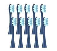 RCCCLXWO 10 Cabezales De Repuesto Compatibles Con Oclean Flow/X/X PRO/Z1/F1/One/Air 2/SE, Cabezales De Cepillo De Dientes Sónicos Suaves Con Cerdas De Aspiradora.(10pcs Blue)