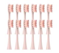 RCCCLXWO 12 Cabezales De Repuesto For Cepillo De Dientes Eléctrico Oclean X/X PRO/Z1/F1/One/Air 2/SE, Con Boquillas De Cerdas Suaves.(12pcs Pink)