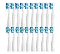 RCCCLXWO 5/10/20 Cabezales De Repuesto For Cepillo De Dientes Eléctrico, Compatibles Con SEAGO SG910/507/958/515/949/575/551(White-20pcs)