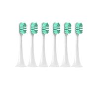 RCCCLXWO 6 Cabezales De Repuesto For Cepillos De Dientes Eléctricos Compatibles Con Boquillas For Aspiradoras Xiaomi Mijia T100/T200/T300/T500/T700.(T300 Green)