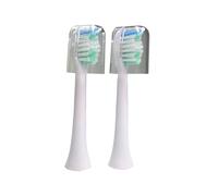 RCCCLXWO Cabezal De Cepillo De Dientes Compatible Con Sarmocare S100/200, 2 Piezas, Cepillo De Dientes Eléctrico Ultrasónico, Compatible Con Digoo DG-YS11.(2 pcs white)