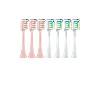 RCCCLXWO Cabezales De Cepillo De Dientes Eléctrico Compatibles Con Xiaomi SOOCAS X3, X5, X3U, X1, V1 Y V2. Boquillas De Repuesto Con Tapa Antipolvo.(3Pink 4White)