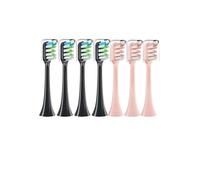 RCCCLXWO Cabezales De Cepillo De Dientes Eléctrico Compatibles Con Xiaomi SOOCAS X3, X5, X3U, X1, V1 Y V2. Boquillas De Repuesto Con Tapa Antipolvo.(3Pink 4Black)