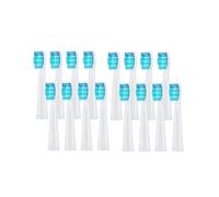 RCCCLXWO Cabezales De Repuesto For Cepillo De Dientes Eléctrico Seago Fairywill (3, 4, 8, 12 Y 16 Unidades)(16 Pcs white)
