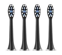 RCCCLXWO Cabezales De Repuesto For Cepillo De Dientes Eléctrico SUBORT S7/Bair X7 X7S X11 X11S, Accesorios, Boquillas Y Cerdas.(4pcs BLACK)