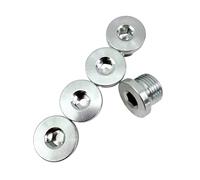 RCCT Tapones para sonda lambda M18 - Tornillo de cierre con sensor Lambda, paquete de 5 tapones ciegos de acero inoxidable 304, rosca M18 × 1,5 para tapones de sensor O2 y sistema de escape (enchufes)