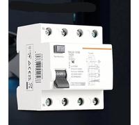 RCD RCCB Type B Earth Leakage Residual Current Circuit Breaker Evse 2P 4P 40a 63a 100a 30ma 300mA EKL6-100B Din Rail 220V,práctico