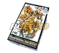 rcecho Tamiya Military Model 1/48 WWII Russian Infantry & Tank Crew Set Hobby 32521