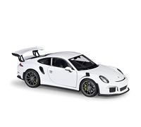 RCESSD coleccionar Modelos 1:24 para Porsche 911(997) GT3 RS Coche Deportivo aleación fundición a presión Modelo Coche Acabado decoración de Coche Auto Modelo (Color : Blanco)