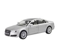 RCESSD coleccionar Modelos 1:32 para Audi A8 2013, Modelo de Coche de aleación en Miniatura, Modelo de simulación, Coche Terminado, decoración de Coche Auto Modelo (Color : Plata)