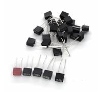 RCGKNNMUZ 50 unids/Lote Kit de fusibles rectangulares Cuadrados de soplado Lento T1A T3.15A T4A T5A T6.3A 250V SS-5 Kit Surtido de fusibles de 2 Pines 5 Tipos Cada 10 Uds
