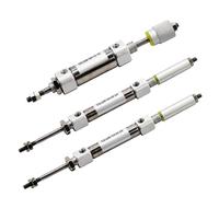 RCGKNNMUZ Cilindro neumático Mini Ajustable CDJ2B XC8 CJ2, pistón, vástago Simple(Stroke 40-30,CDJ2B16 Bore 16mm)