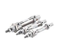 RCGKNNMUZ Cilindro neumático Tipo DSNU, Cilindro de Pluma Redonda de Acero Inoxidable DSNU20/25/32/40X25/50/75/100/225/300-PA, 1 Uds.(Stroke 225mm,Bore 25mm(DSNU 25))