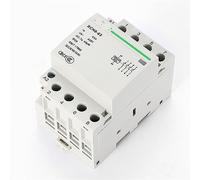 RCGKNNMUZ Contactor CA Modular doméstico de 4 Polos con riel DIN, 32 A/40 A/63 A, 220 V/230 V, 50/60 Hz, 3 NA, 1 NC, 4 NA, 4 NC, 2 NA, 2 NC.(40a 4no)