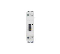 RCGKNNMUZ Contactor Modular de CC doméstico MCH8D-25M, 2P, 25A, 12 V CC, 50/60 Hz, con Interruptor de Control Manual (1 Unidad)(2NO)