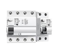 RCGKNNMUZ Disyuntor de Corriente Residual RCCB magnético Tipo B GYL9 DC ELCB 2P 4P 40A 63A 30mA 100mA 300mA Tipo B RCD Fuga 6KA(40A 100mA,2 Pole)