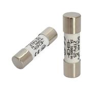 RCGKNNMUZ Fusible 1 Pieza 1000V 10 * 38MM 2A 6A 8A 10A 12A 15A 20A-30A DC PV Fusible Solar Aleaciones metálicas for protección del Sistema de energía Solar(1A)