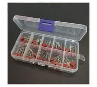 RCGKNNMUZ Fusible 10 Tipos 50 unids/Caja Fusible Cuadrado plástico 392 Juego de Mezcla de fusibles eléctricos Surtidos 0.5A 1A 1.6A 2A 2.5A 3.15A 4A 5A 6.3A 8A