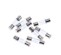 RCGKNNMUZ Fusible 10 unids/Lote 5 * 20mm 6 * 30mm fusibles de Tubo de Vidrio de soplado rápido 5x20 6x30mm 250V 0,5 1 2 3 4 5 6 8 10 15 20 25 30 A AMP Fusible(5x20,0.3A)