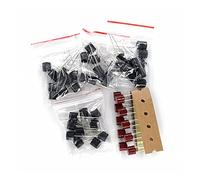 RCGKNNMUZ Fusible 50 Piezas/Lote Kit de fusibles cilíndricos T2A T 3,15 A T4A T5A T 6,3 A 250V SR-5 Kit Surtido de 2 Pines sluggishment 5 Tipos Cada 1 0 Uds