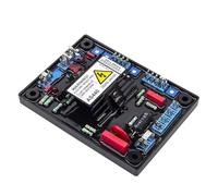 RCGKNNMUZ Panel de Control del estabilizador y regulador de Voltaje automático AS440 AVR Rojo con Piezas del alternador sin escobillas del generador