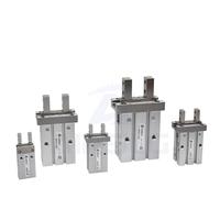 RCGKNNMUZ Pinza paralela neumática de Aire MHZ2-10D, MHZ2-16D, 6D, MHZ2-20D, MHZ2-25D, 32D, 40D, SC, Abrazaderas Aluminio, Cilindro Dedo(Mhz2-10d)
