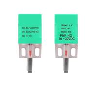RCGKNNMUZ Sensor de proximidad inductivo Tipo PNP, Interruptor de acercamiento Cuadrado, Detector de sonda de nivelación de Cama, Distancia de detección de 5/8mm, 1 Uds.(PL-08P)