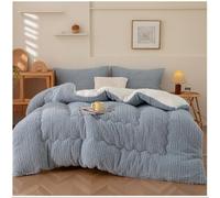 RCGNR EdredóN De Invierno De Terciopelo De Cordero, CáLido En Invierno Manta De Lana Doble, CáLido Gruesa Engrosado OtoñO E Invierno, CáLido Cordero Terciopelo NúCleo B, 180x220cm/3.5kg