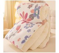 RCGNR EdredóN De Invierno De Terciopelo De Cordero, NóRdico CáLido NúCleo, Suave Y CóModa Manta para Cama Doble En Invierno, Grueso Manta De Peluche Extra Suaves Y Esponjosas B, 180x220cm/4kg