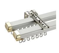 RCGNR Rieles para Cortinas Techo, Rieles De Cortina De Techo Soporte Riel, Riel Divisor Habitaciones para Ventanas, para Sala De Estar, BañO, Dormitorio Y ParticióN E1,100cm