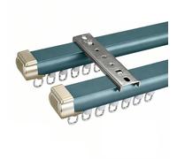 RCGNR Rieles para Cortinas Techo, Rieles De Cortina De Techo Soporte Riel, Riel Divisor Habitaciones para Ventanas, para Sala De Estar, BañO, Dormitorio Y ParticióN C, 400cm